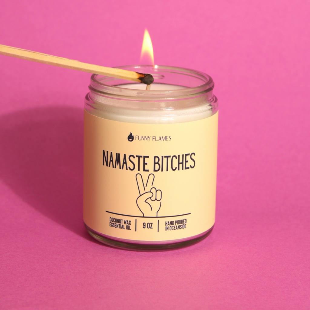Namaste Bitches (yellow)
